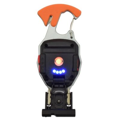 4. Rescue JS-Tactical Rettungs- und taktischer Schlüsselanhänger mit LED-Taschenlampe