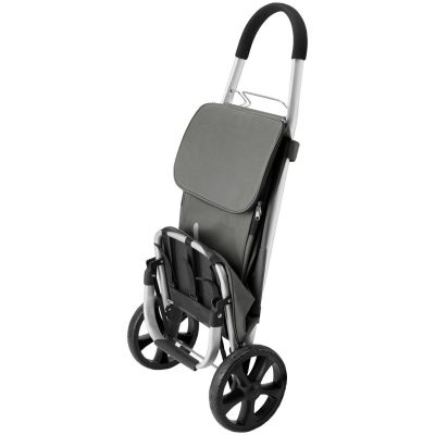 4. PREMIUM-Einkaufswagen GRAU SEMI LINE