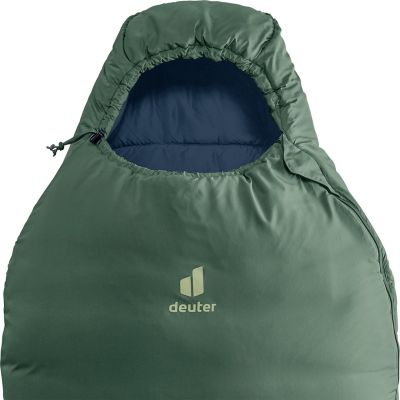 3. Deuter Orbit EL 0C/32F Mumienschlafsack für Erwachsene, Material: Polyethylensulfon (PES), Ripstop, Grün