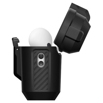 7. Spigen Lock Fit Hülle für AirPods Pro 3 – Schwarz