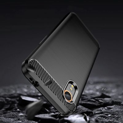4. Tech-Protect TPUCarbon-Hülle für Samsung Galaxy XCover 7 - Schwarz