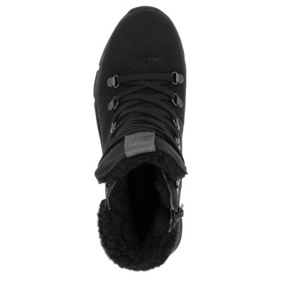 11. Wasserdichte, gefütterte Damen-Trekkingschuhe in Schwarz Rieker 48034-00