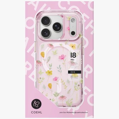 4. Uniq Coehl Evie Magnetische Ladehülle für iPhone 18 Pro / 17 Pro – Pink