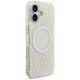 4. Guess IML Flowers Electro Pearl Strap MagSafe Hülle für iPhone 17 - weiß