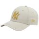 New Era New York Yankees Damen-Kappe mit metallischem Logo, 60222491