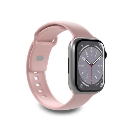 Puro Icon Silikonarmband für Apple Watch 38 / 40 / 41 mm - rosa (2 Stk.)