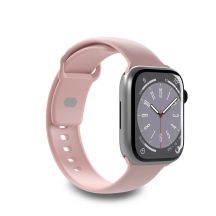 Puro Icon Silikonarmband für Apple Watch 38 / 40 / 41 mm - rosa (2 Stk.)