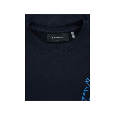 4. PEAK PERFORMANCE M Herren-Sweatshirt mit Grafikprint, schwarz