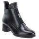 6. Gefütterte Damen-Ankle-Boots mit Blockabsatz, schwarz, Potocki SZ12868