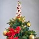 6. Gläserner Christbaumspitzen-Aufsatz 3 Schneemänner 28 cm