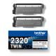 3. Brother TN-2320TWIN Tonerkartusche, 1 Stück, Original Schwarz