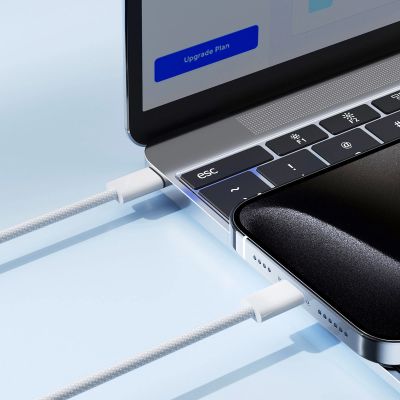 8. Joyroom Ben Series S-A45 USB-C / USB-C 60W Kabel 1m - Weiß