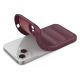 4. Magic Shield Case Hülle für iPhone 14 Plus elastische gepanzerte Hülle in Burgund