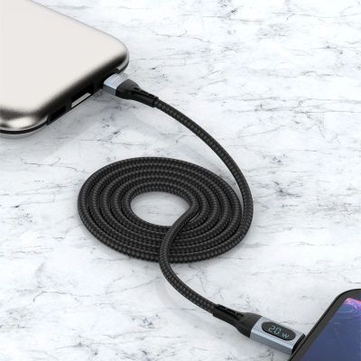 2. Dudao USB Type C - Lightning Kabel Schnellladung PD 20W 1m Schwarz (L7MaxL)