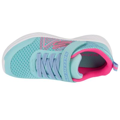 3. Skechers Microspec Plus - Swirl Sweet 303535L-AQPK Blau 35