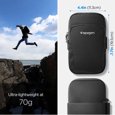 9. Spigen Dynamic Shield A702 Armband - Schwarz