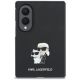 2. Karl Lagerfeld Saffiano Karl&Choupette Pin Case für Samsung Galaxy Z Fold 8 - Schwarz