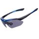 2. Rockbros 10007 Polarisierte Fahrradbrille - Schwarz und Blau