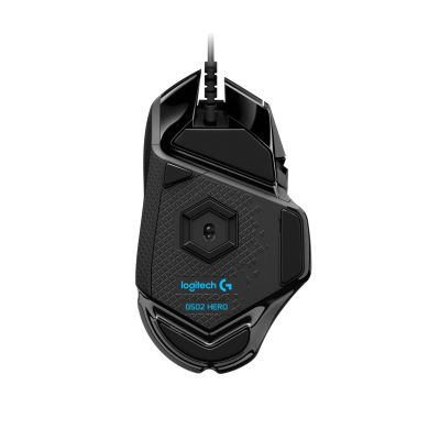 2. Logitech G502 Hero Maus 910-005470 (optisch; 16000 DPI; schwarz)