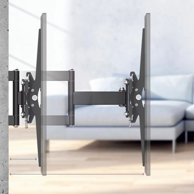 7. Hama 00220897 TV-Wandhalterung 190,5 cm (75") Schwarz