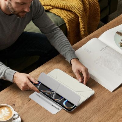 10. AmazingThing Minimalistische Mag-Hülle für iPad Pro M5 11" - Weiß
