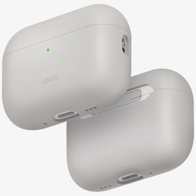 Uniq Lino Silikonhülle für AirPods Pro – Beige