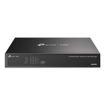 TP-LINK VIGI NVR1008H-8P Netzwerkrekorder, 8 PoE+ Kanäle