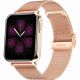 4. Smartwatch Gravity Roségold Lila 2 Armbänder GT17-3