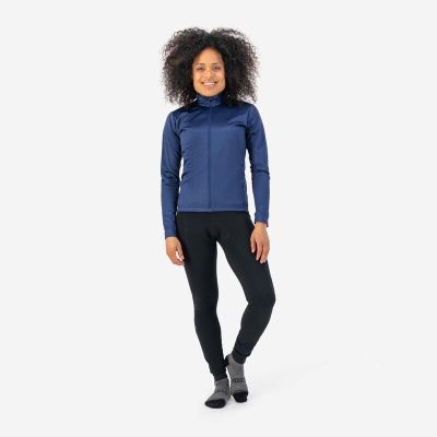3. Rogelli Damen Langarm-T-Shirt CORE, marineblau, Größe M