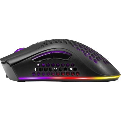Defender Kabellose Maus GM-709L Warlock RF RGB 2400DPI 8P, 5 Hintergrundbeleuchtungsmodi, gelocht 52709