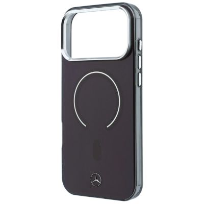 6. Mercedes Double Layer Iconic Logo MagSafe Hülle für iPhone 18 Pro Max / 17 Pro Max - bordeauxrot