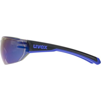 2. UVEX Equate Radbrille, schwarz/blau matt/verspiegelt blau
