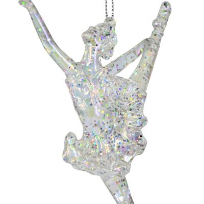 3. Sicherer Kunststoff-Weihnachtsbaumschmuck „Ballerina“ 15,5 cm MICA