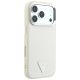 4. Guess MagSafe-Hülle mit genarbtem Dreieckslogo für iPhone 18 Pro Max / 17 Pro Max – Beige