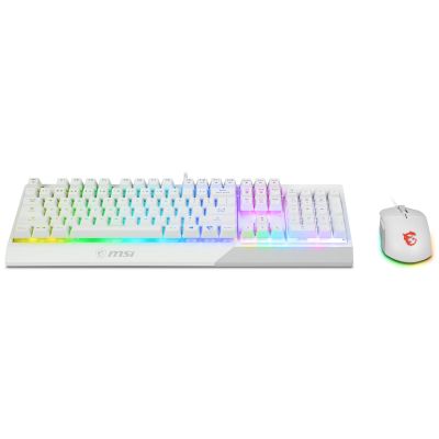 4. MSI VIGOR GK30 COMBO Weißes Tastatur- + Maus-Set