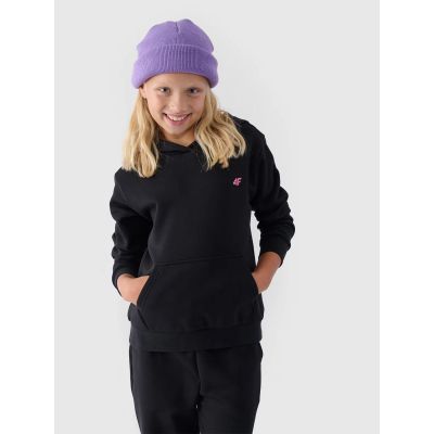 2. Mädchen-Sweatshirt mit Kapuze, offen, 4F Junior 4FJWMM00TSWSF1316-20S