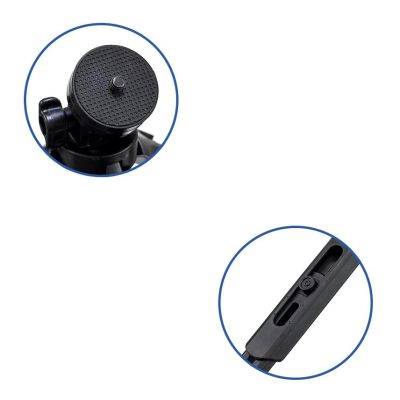 8. Mini-Stativ-Selfie-Halterung für Handykamera, GoPro-Kamera, 16–21 cm, Schwarz