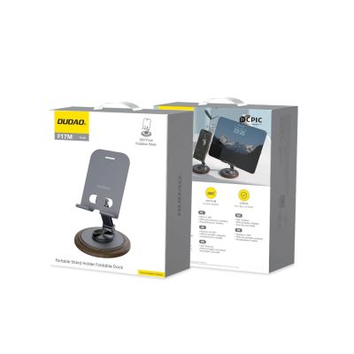 2. Dudao F17M 360° Metall-Telefonständer - grau