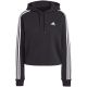 adidas Essentials 3-Streifen French Terry Crop Hoodie W IC8767