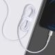 8. Baseus Cafule Series Metal Data USB-C / Lightning 20W PD-Kabel 2 m - Weiß