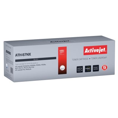 Activejet ATH-87NX Toner (ersetzt HP 87X CF287X; Supreme; 18.000 Seiten; schwarz)