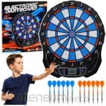 Elektronische Geschicklichkeitsspiel-Dartscheibe mit LCD, 25 Spiele, 176 Varianten