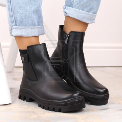 11. Isolierte Stiefeletten mit Tasche Potocki W WOL186 schwarz