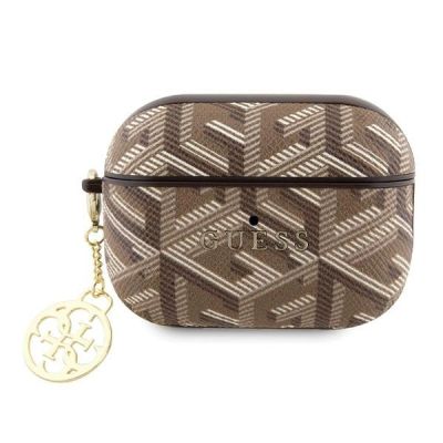 Guess GUAP2PGCE4CW Hülle für AirPods Pro 2 Cover - brauner GCube Charm