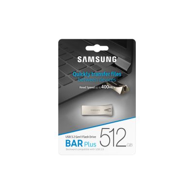 16. Samsung MUF-512BE USB-Stick 512 GB USB Typ-A 3.2 Gen 1 (3.1 Gen 1) Silber