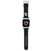 Karl Lagerfeld 3D Rubber Karl Head Strap für Apple Watch 38/40/41 mm – Schwarz