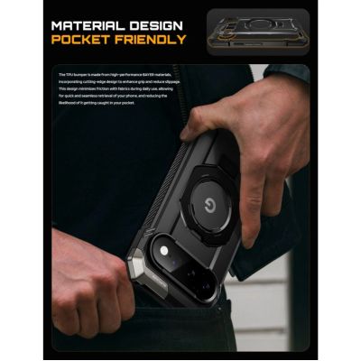 8. Supcase UB Grip Mag MagSafe Hülle für Google Pixel 11 Pro XL - Schwarz