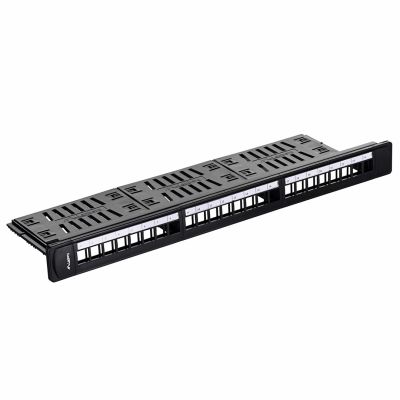 3. Patchpanel Lanberg PPKS-1124-B (1HE; 19")