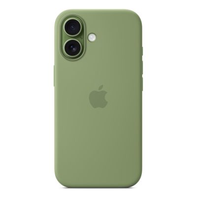 Apple iPhone 17 Silikonhülle mit MagSafe (Hellmoosgrün)