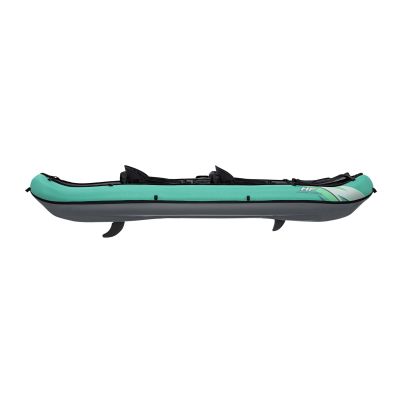 18. Bestway 65052 / 24 Sport Kajak 2-Sitzer Schwarz, Grün, Grau, Mint Acrylnitril-Butadien-Styrol (ABS), Nylon, Polyester, Polypropylen (PP), Polyvinylchlorid (PVC) Aufblasbares Kajak